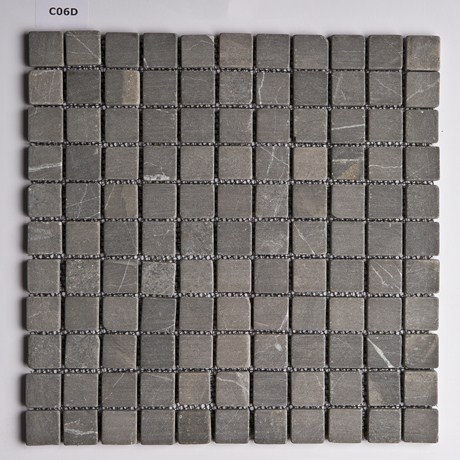 Carrelage mosaique gris