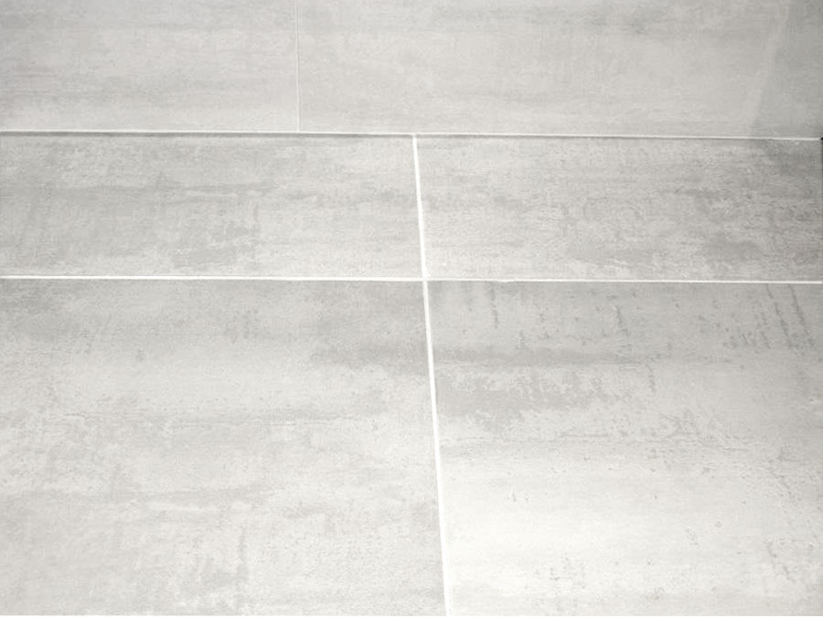 Carrelage blanc gris