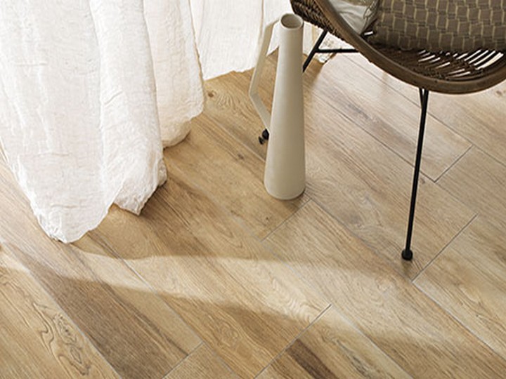 Carrelage imitation parquet cognac