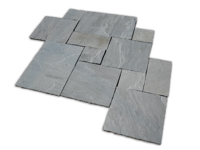 Carrelage opus gris