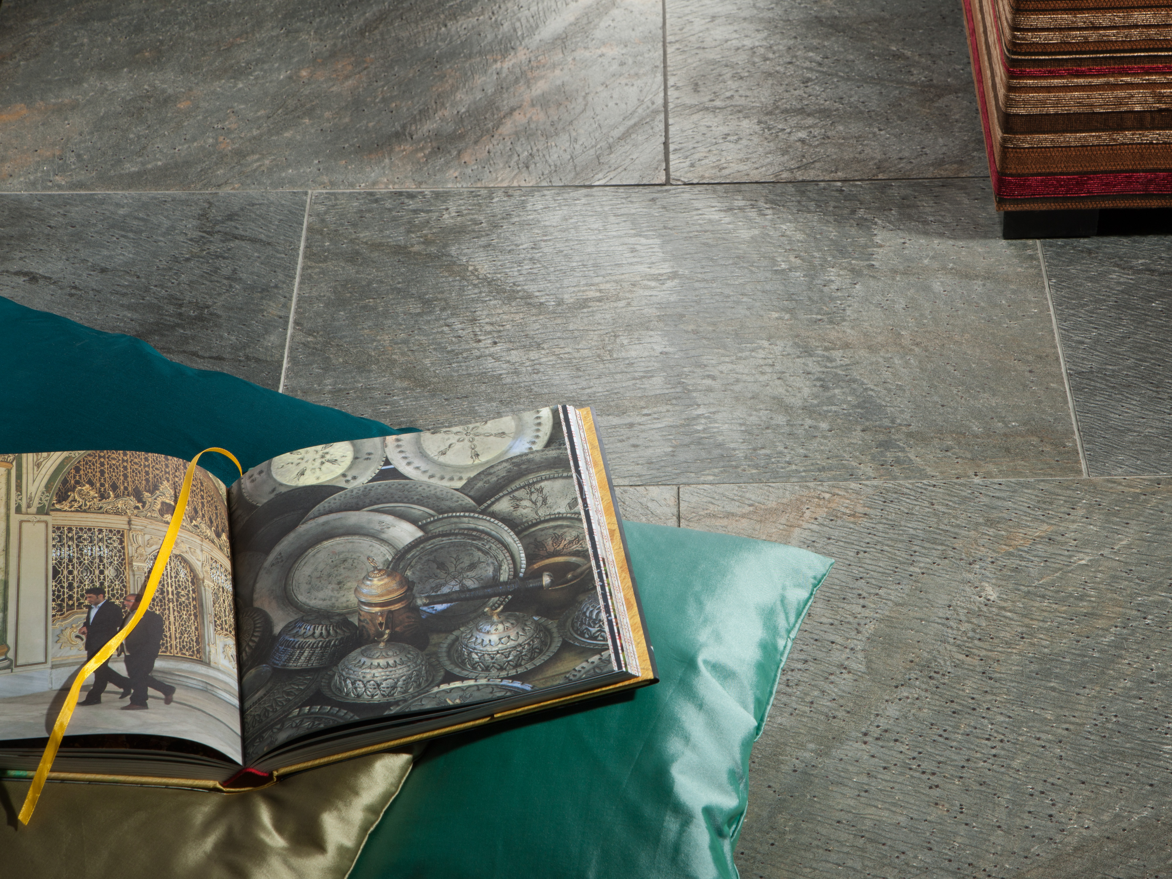Carrelage quartzite gris