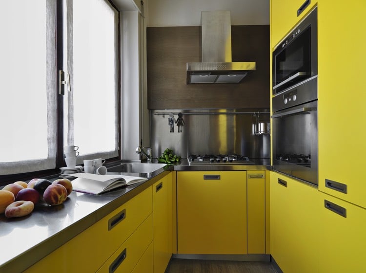 Petite cuisine en u moderne
