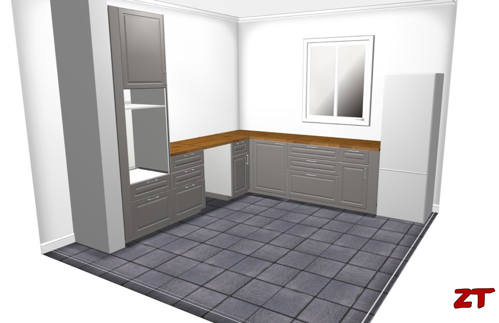 Realiser plan cuisine 3d