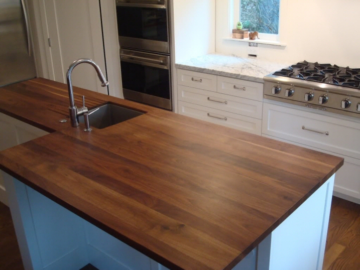 Plan de travail cuisine chene massif ikea