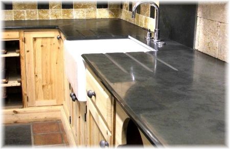 Plan de travail cuisine ardoise+entretien