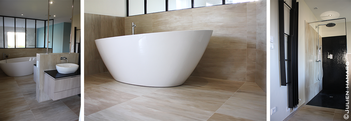 Carrelage salle de bain orvault