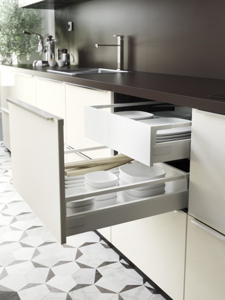 Cuisine ikea metod blanc brillant