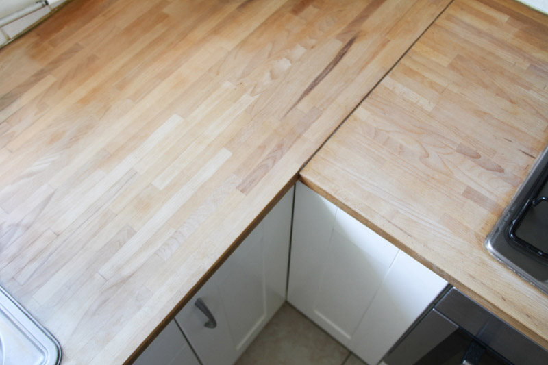 Renover plan de travail en bois cuisine