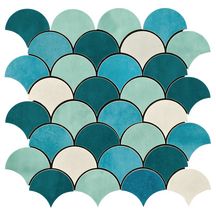 Carrelage sol bleu 30x30