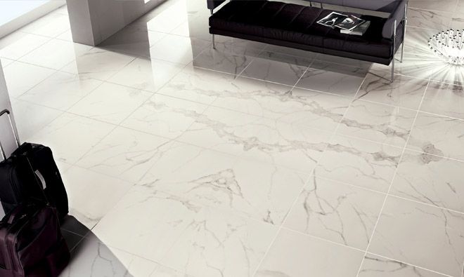 Carrelage blanc gres cerame