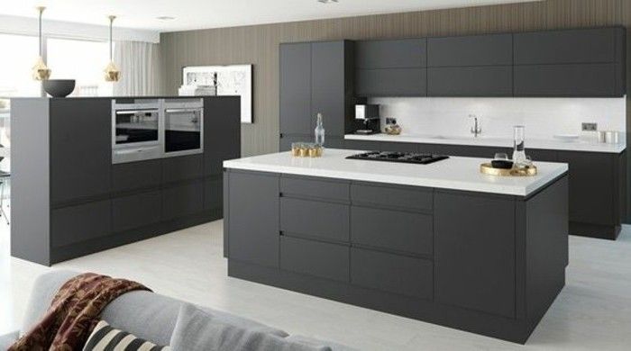 Deco cuisine gris anthracite