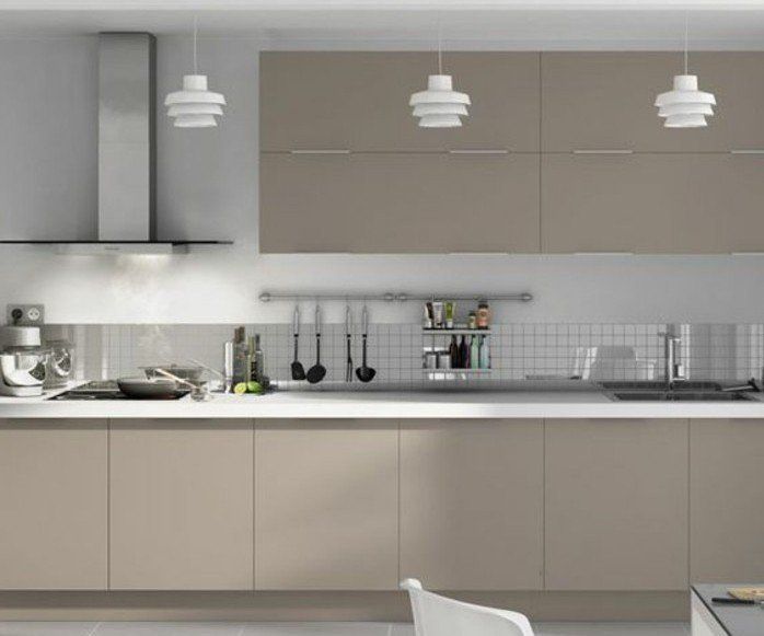 Deco cuisine gris taupe