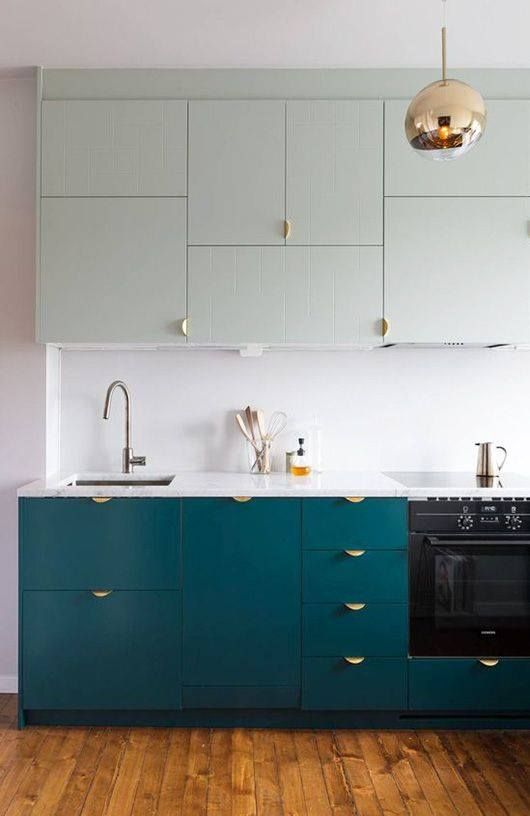 Meuble haut de cuisine vert