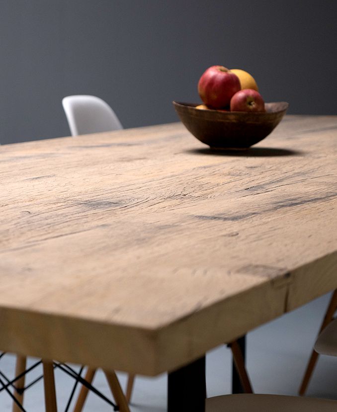 Table de cuisine en bois sur mesure