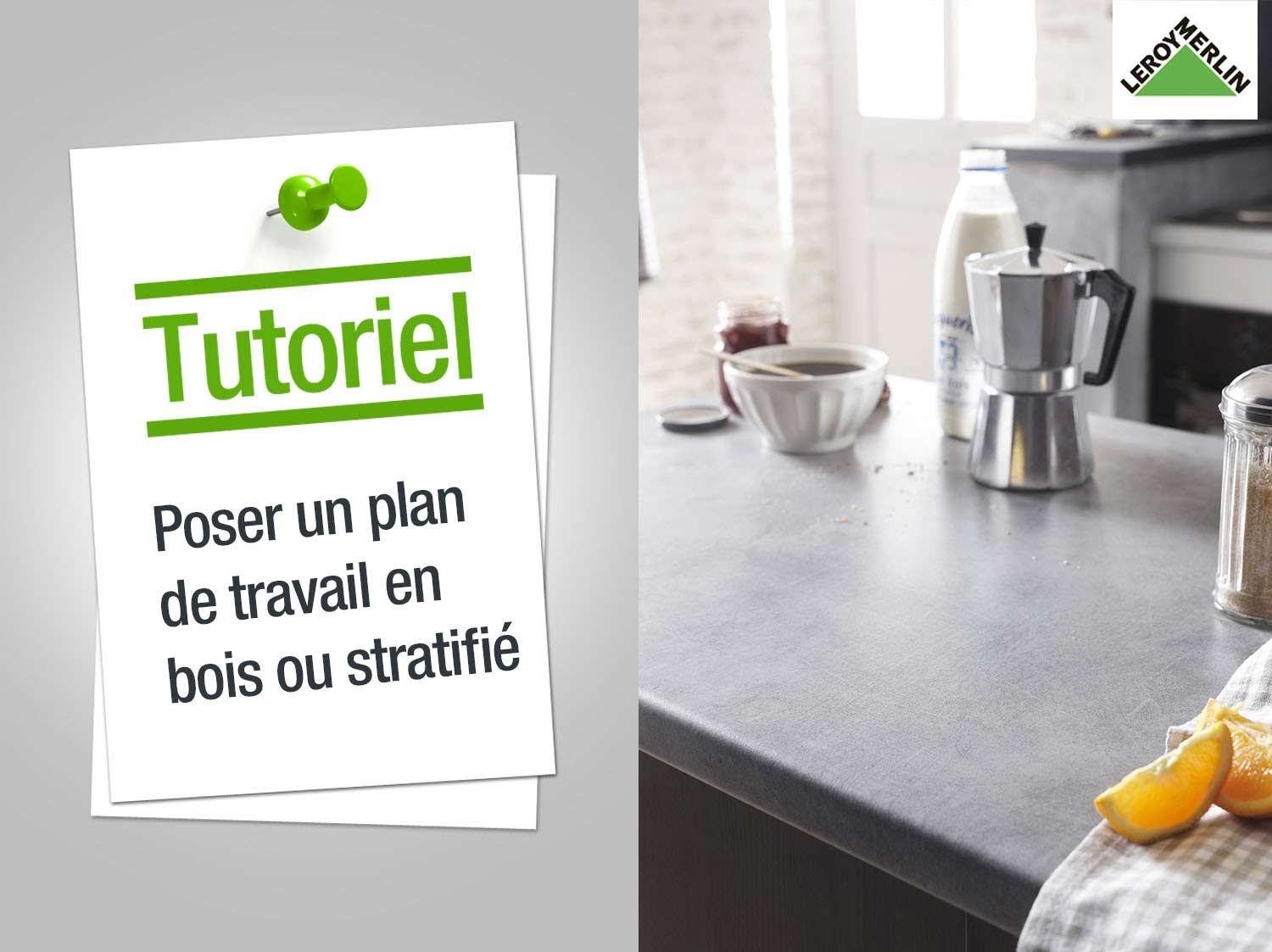 Pose plan de travail cuisine leroy merlin