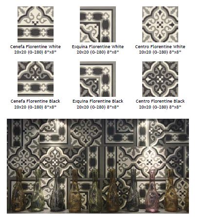 Carrelage imitation carreaux de ciment florentine