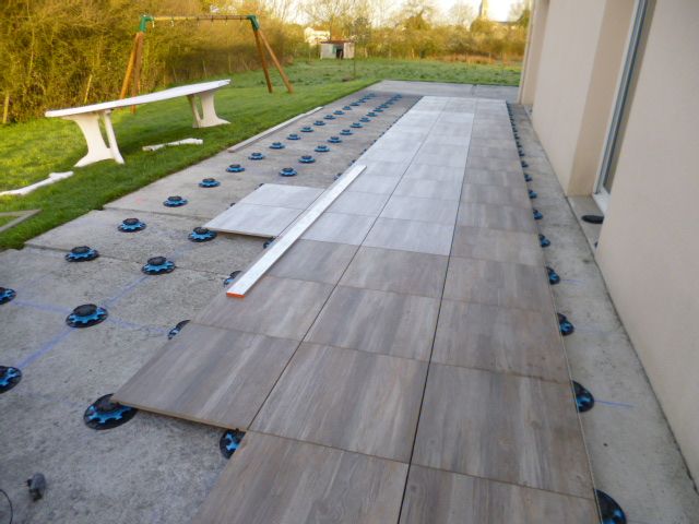 Carrelage exterieur plot