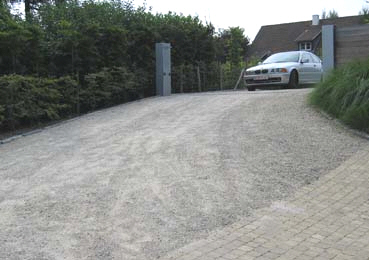 Carrelage exterieur passage voiture