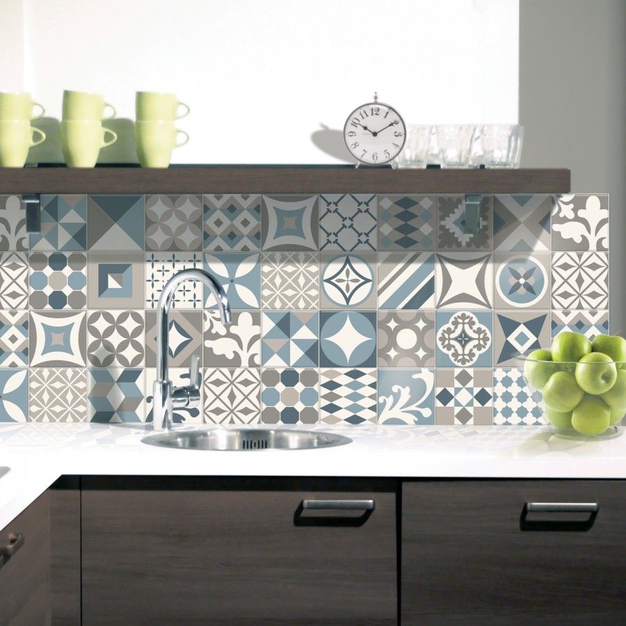 Carrelage adhesif retro