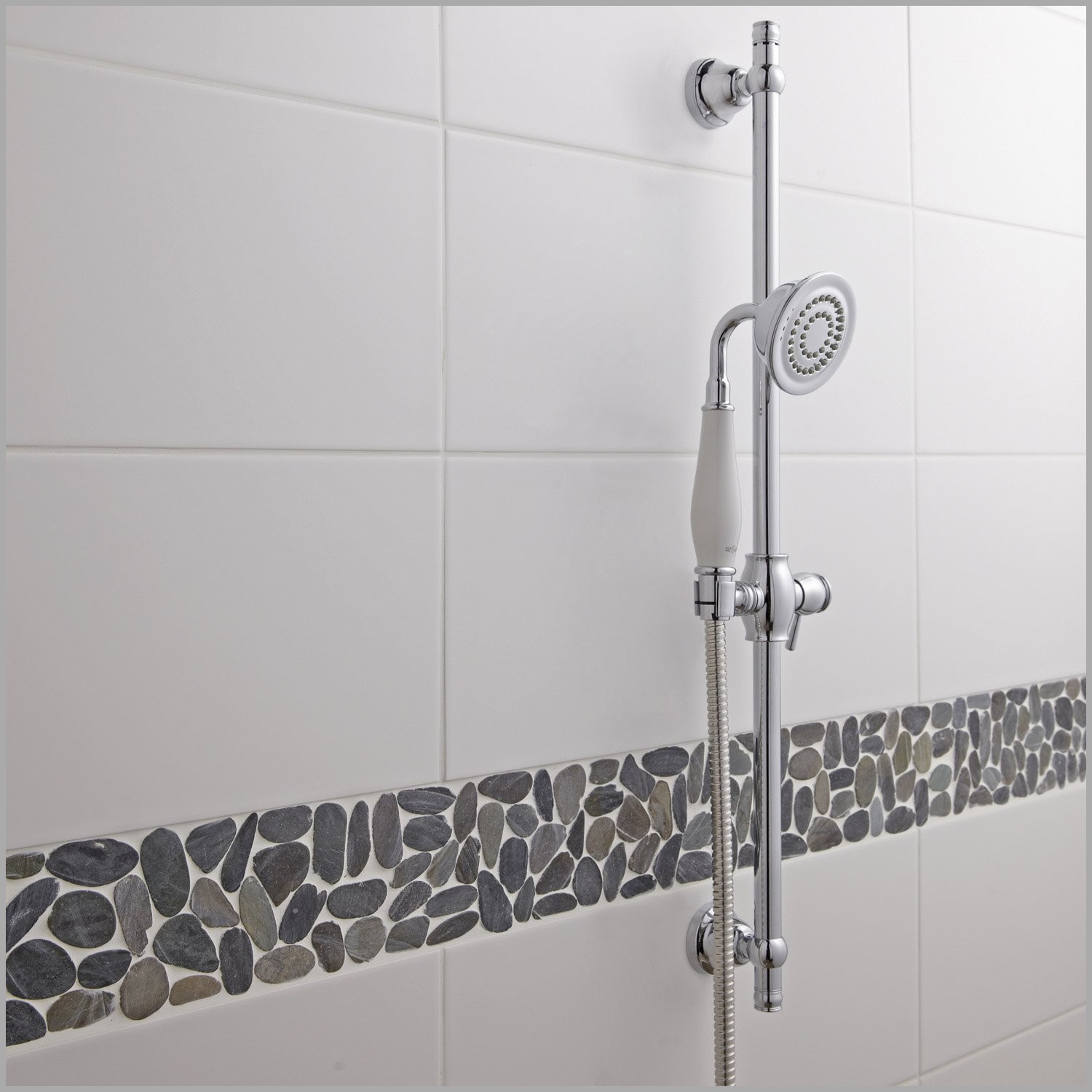Carrelage blanc adhesif