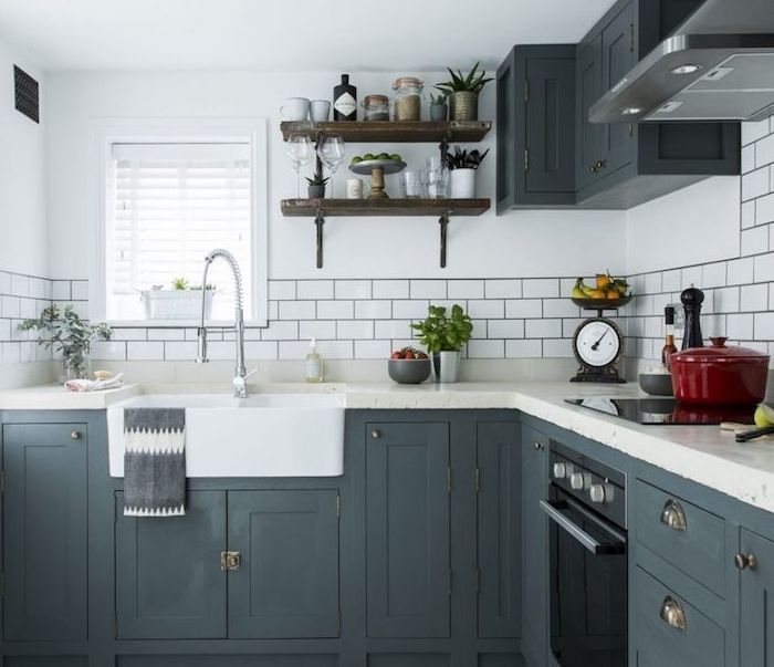 Modele de cuisine gris anthracite