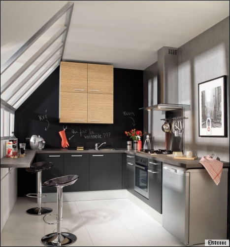 Amenagement petite cuisine fermee