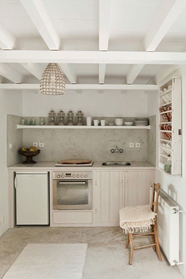 Amenagement petite cuisine rustique