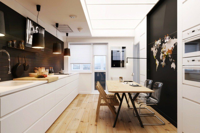 Modele de cuisine avec fenetre
