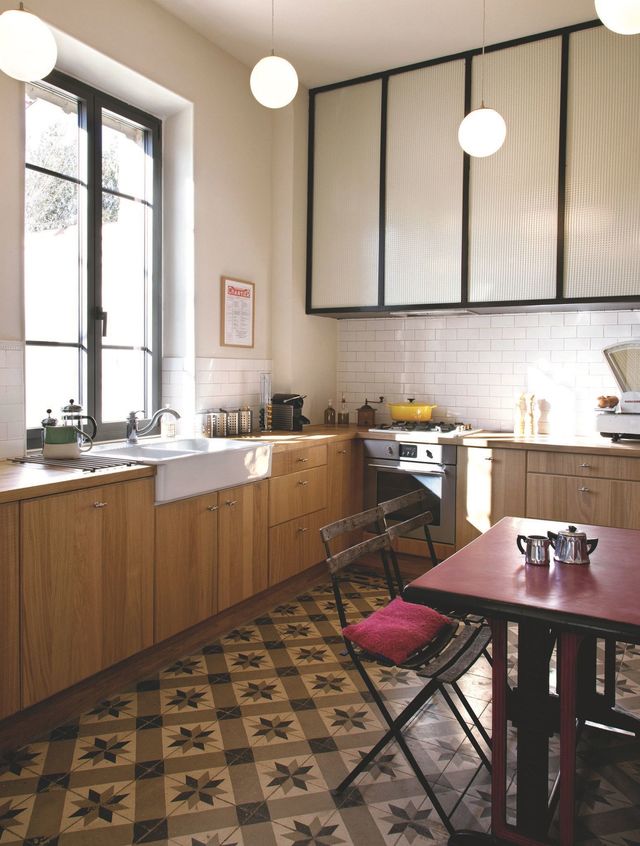 Carrelage cuisine bistrot