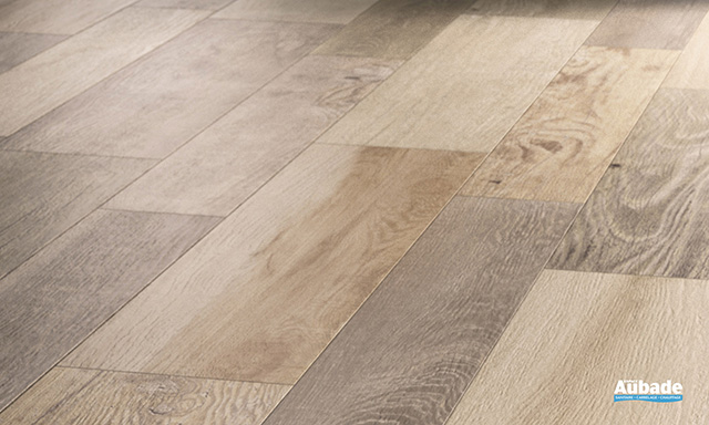 Carrelage imitation parquet rose