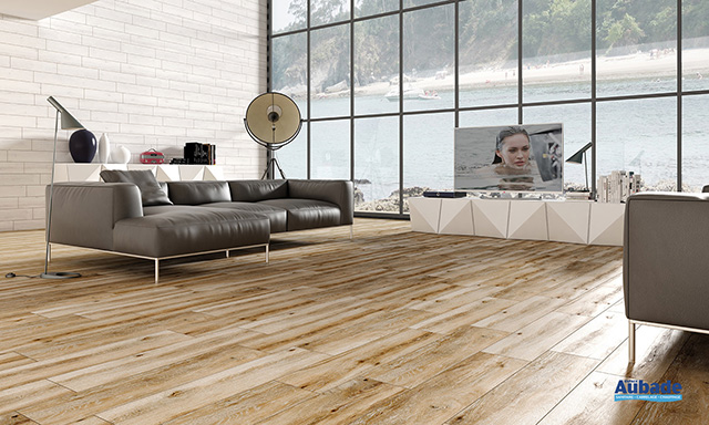 Carrelage imitation parquet haya