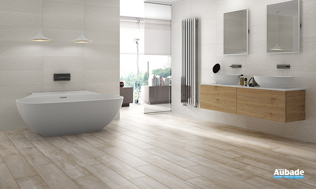 Carrelage blanc ivoire