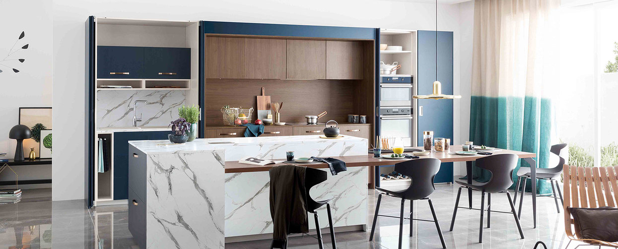 Modele cuisine ouverte contemporaine