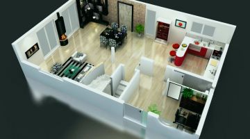 Plan de cuisine fly