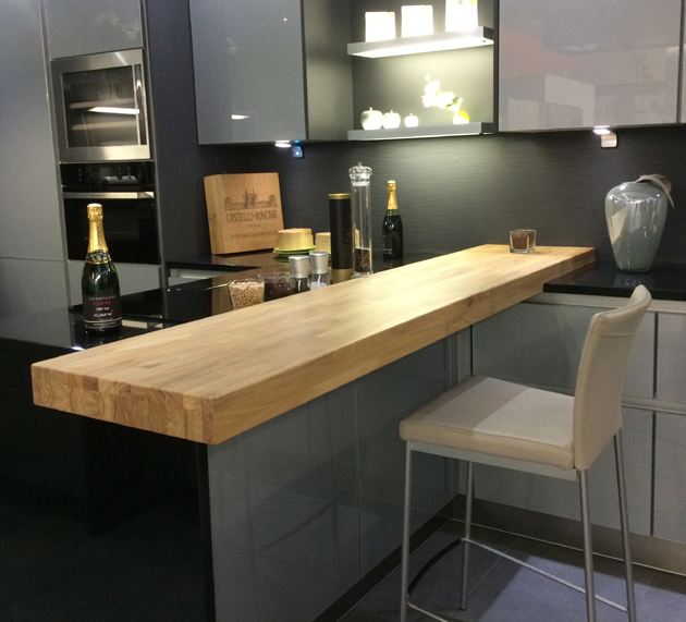 Cuisine bar plan de travail