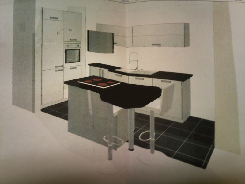 Montage meuble d'angle cuisine delinia