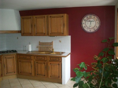 Couleur peinture cuisine bordeaux