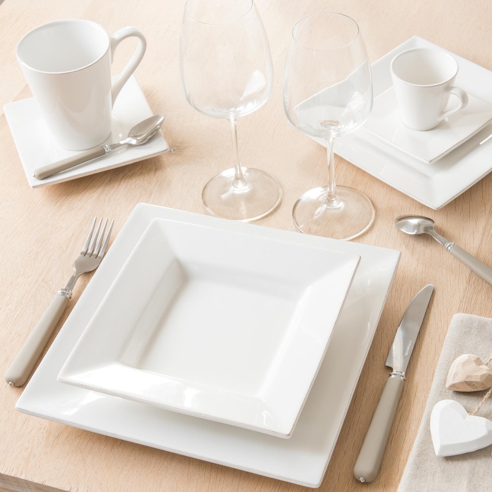 Assiette carrée maison du monde