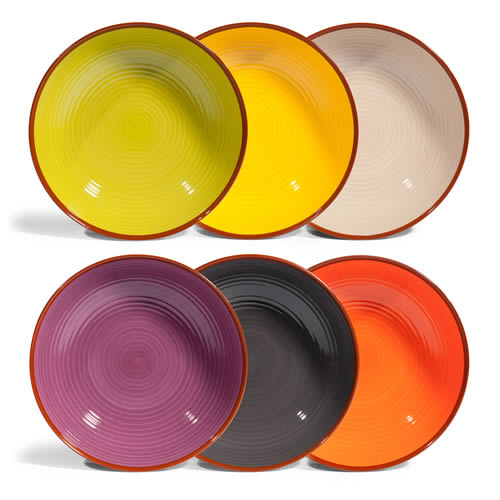 Assiettes rouges maison du monde