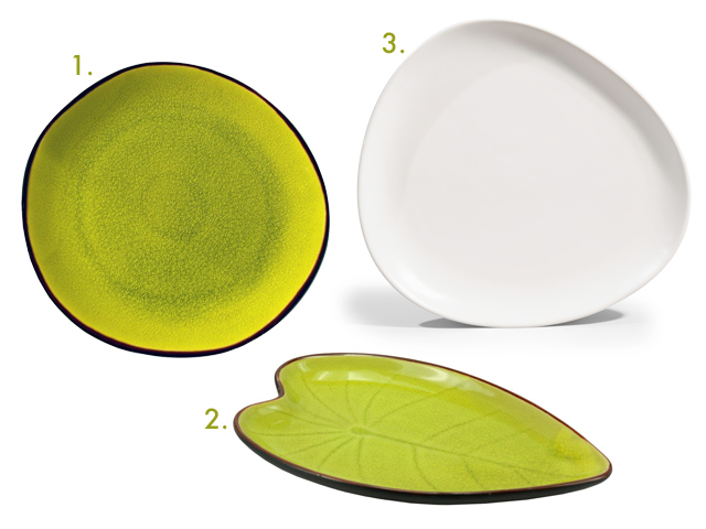 Assiette turquoise maison du monde