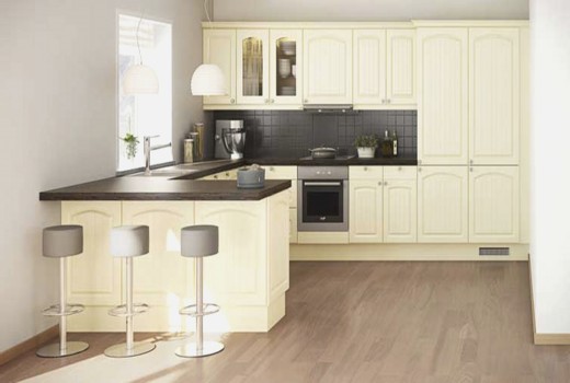 Cuisine hygena city blanc brillant