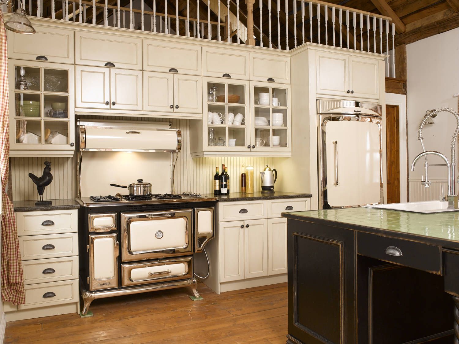 Modele armoire cuisine style champetre