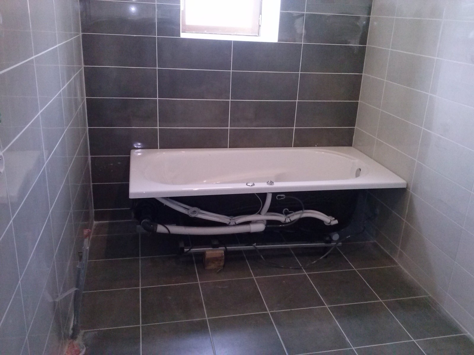 Carrelage tour de baignoire