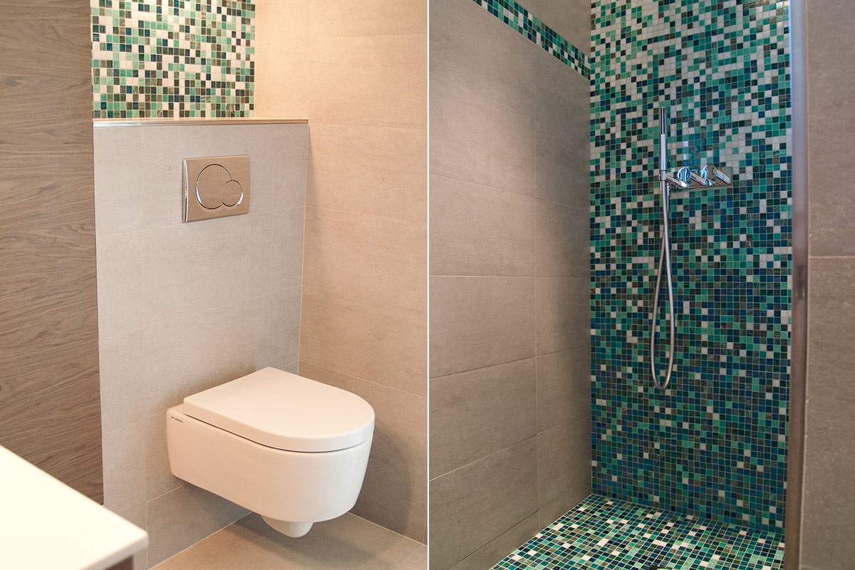 Carrelage mosaique wc