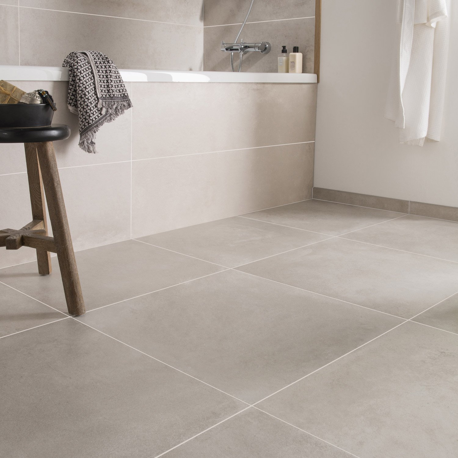 Carrelage new york gris leroy merlin