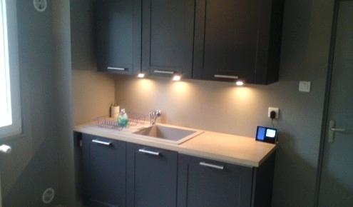 Plan petite cuisine lineaire