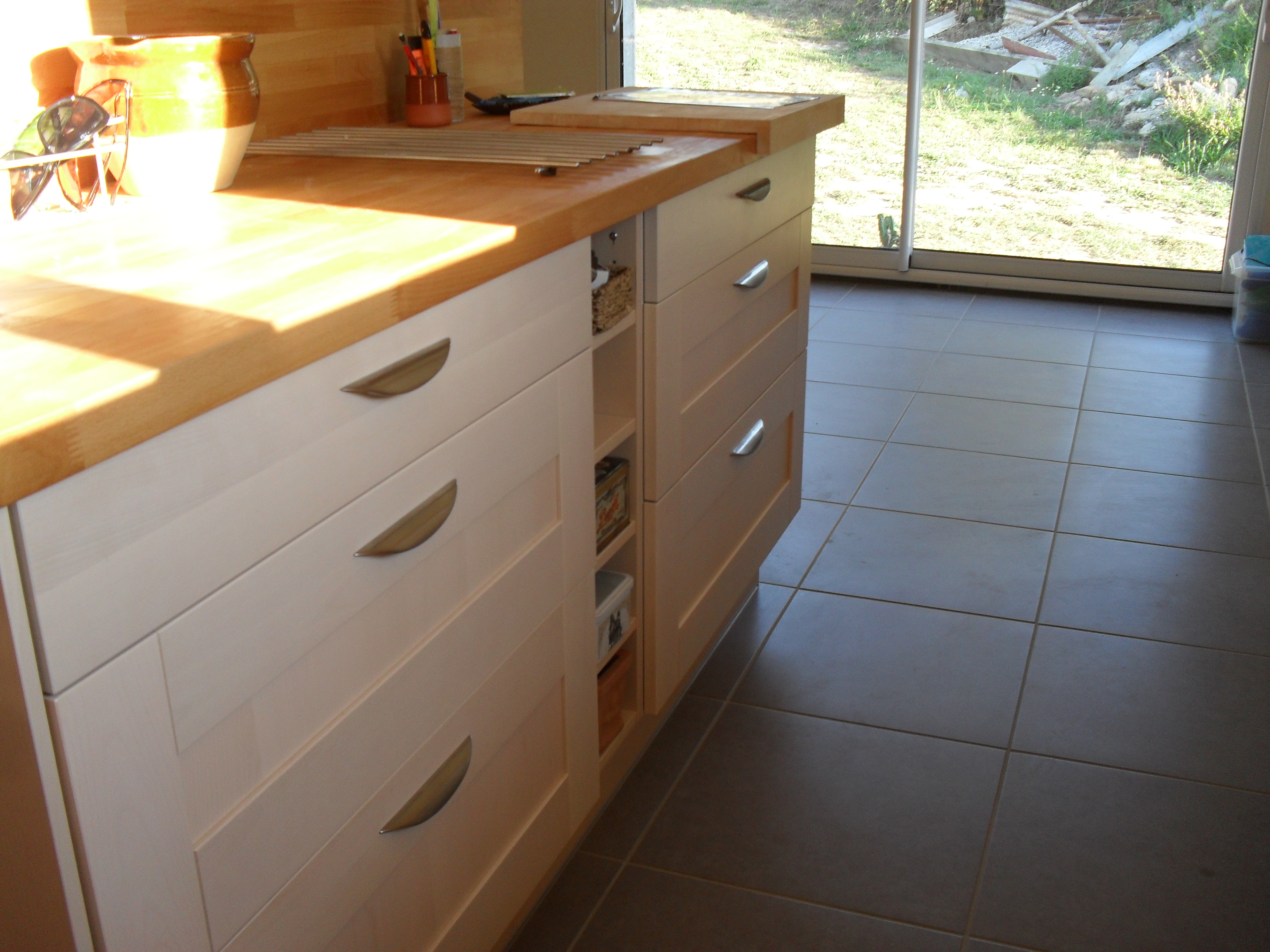 Carrelage gris non salissant