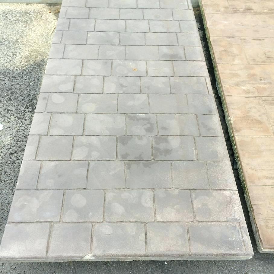 Carrelage empreinte anthracite