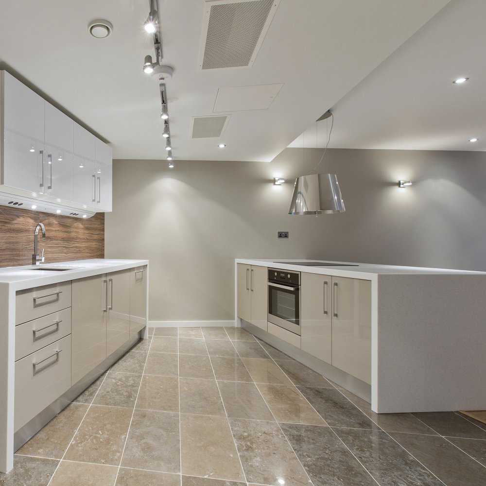Carrelage cuisine clair