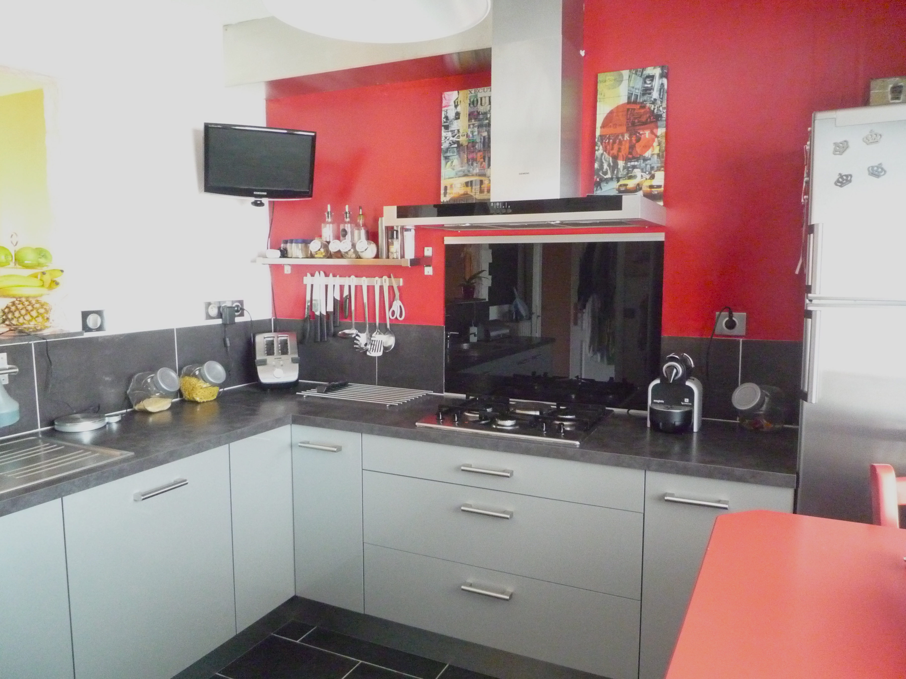 Modele cuisine couleur gris